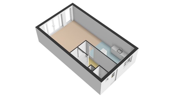 Floorplan - Gelrelaan 16, 8302 KE Emmeloord